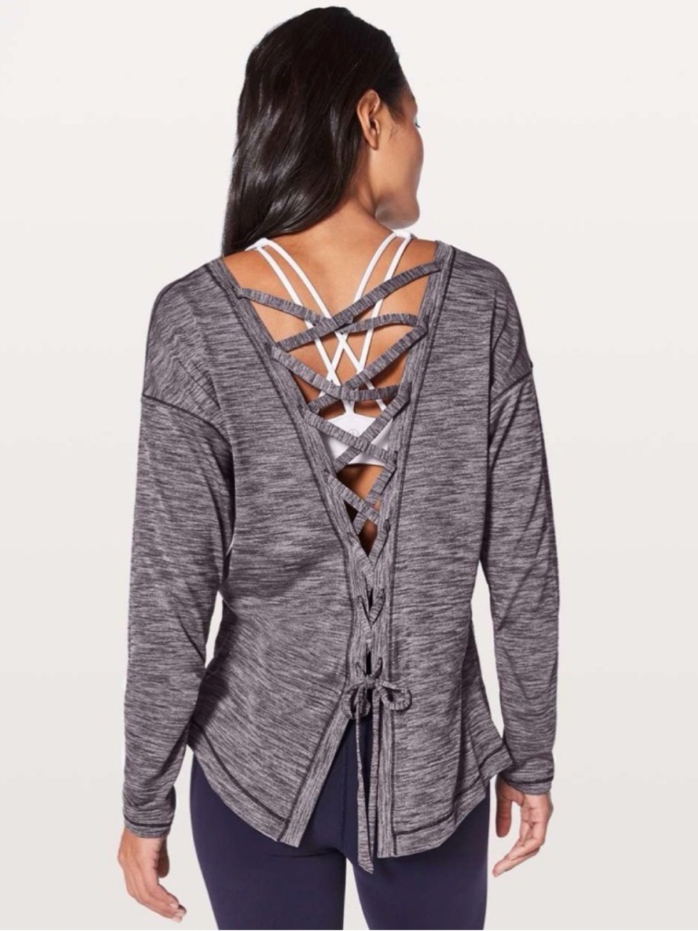 Lululemon Laced With Intent Long Sleeve
Heathered Black Grape 4